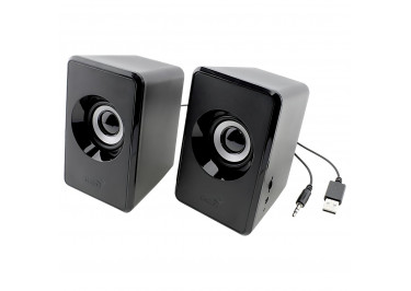 Колонка акустическая (AUX, USB 2.0 (чёрная) Genius SP-U125