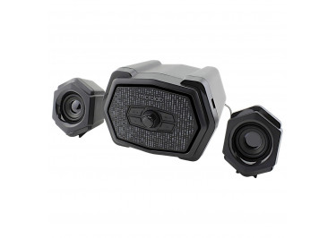Колонка акустическая (Bluetooth+AUX+USB+FM+LED подсветка) (чёрная) Microlab U220