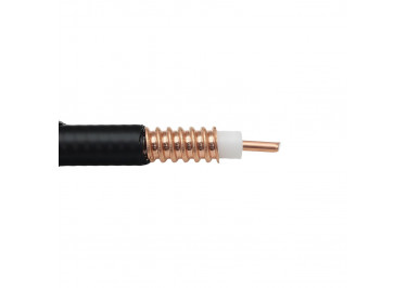 Коаксиальный кабель HRCAY-50-7 1xCCA / Cu, FPE / PE, 83%, 50 Ом, 13,4ГГц, черный 1м