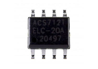 ACS712ELCTR-20A-T (SO-8)  Датчик тока -20...+20А 100мВ / А -40…+85°C