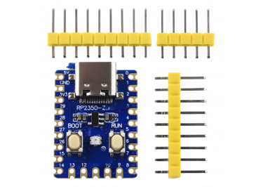 Raspberry Pi RP2350-Zero одноплатный ПК на RP2350A 2xARM Cortex-M33 / 2xHazard3 RISC-V 2x150MHz, 520kB SRAM, 4MB Flash