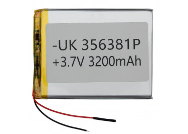 Акб универсальная (банка) 3.7V 3200mAh 82x62x4мм
