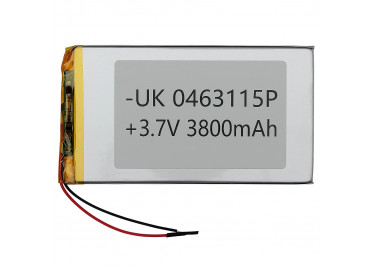 Акб универсальная (банка) 3.7V 3800mAh 120x65x3мм
