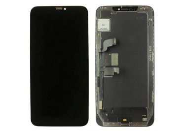 Дисплей для iPhone XS Max + тачскрин + рамка (черный), OLED GX