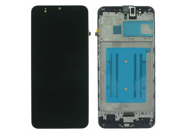 Дисплей для Samsung SM-M315 Galaxy M31 (2020) + тачскрин + рамка (черный), ОРИГ100%
