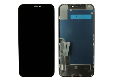 Дисплей для iPhone 11 + тачскрин + рамка (черный), In-Cell