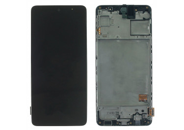 Дисплей для Samsung SM-M317 Galaxy M31S (2020) + тачскрин + рамка (черный), ОРИГ100%