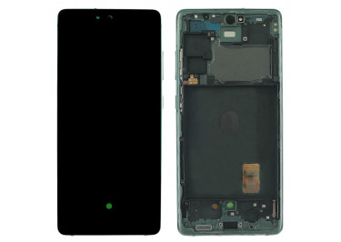 Дисплей для Samsung SM-G780 / G781 Galaxy S20 FE / S20 FE 5G + тачскрин + рамка (зеленый), ОРИГ100%