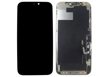 Дисплей для iPhone 12 / 12 Pro + тачскрин + рамка (черный), ОРИГ100%