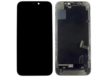 Дисплей для iPhone 12 mini + тачскрин + рамка (черный), ОРИГ100%