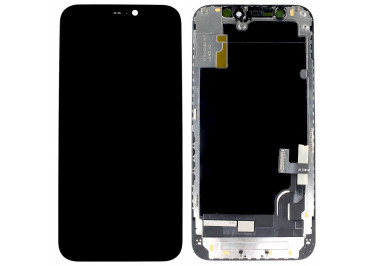 Дисплей для iPhone 12 mini + тачскрин + рамка (черный), In-Cell