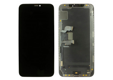 Дисплей для iPhone XS Max + тачскрин + рамка (черный), OLED ALG