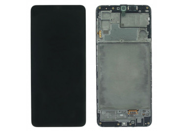 Дисплей для Samsung SM-M225 Galaxy M22 (2021) + тачскрин + рамка (черный), ОРИГ100%