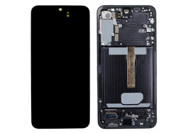 Дисплей для Samsung SM-S906 Galaxy S22 Plus 5G + тачскрин + рамка (черный), ОРИГ100%