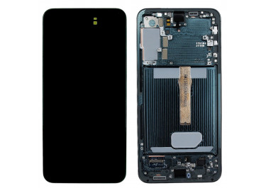 Дисплей для Samsung SM-S906 Galaxy S22 Plus 5G + тачскрин + рамка (зеленый), ОРИГ100%