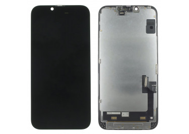 Дисплей для iPhone 14 + тачскрин + рамка (черный), ОРИГ100%