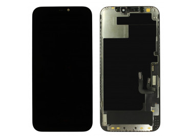 Дисплей для iPhone 12 / 12 Pro + тачскрин + рамка (черный), RJ