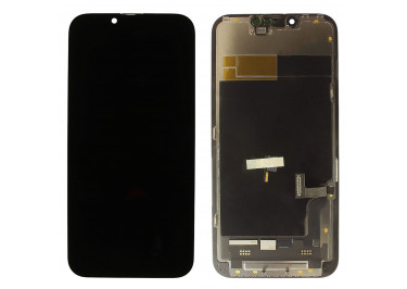 Дисплей для iPhone 13 + тачскрин + рамка (черный), RJ (шлейф IC)