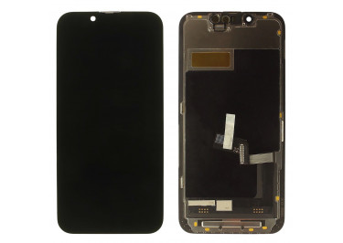 Дисплей для iPhone 13 mini + тачскрин + рамка (черный), RJ (шлейф IC)
