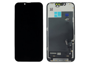 Дисплей для iPhone 13 + тачскрин + рамка (черный), JK (шлейф IC)