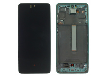 Дисплей для Samsung SM-A736 Galaxy A73 5G (2022) + тачскрин + рамка (мята / зеленый), ОРИГ100%