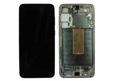 Дисплей для Samsung SM-S916 Galaxy S23 Plus 5G + тачскрин + рамка (зеленый), ОРИГ100%