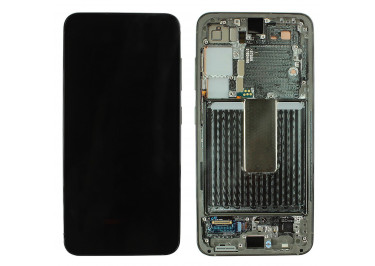 Дисплей для Samsung SM-S911 Galaxy S23 5G + тачскрин + рамка (зеленый), ОРИГ100%