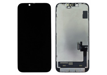 Дисплей для iPhone 14 + тачскрин + рамка (черный), RJ
