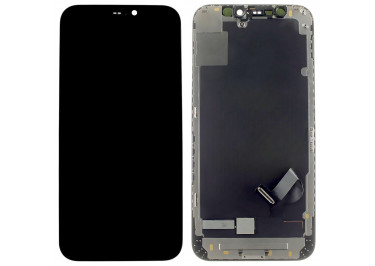 Дисплей для iPhone 12 mini + тачскрин + рамка (черный), OLED ALG