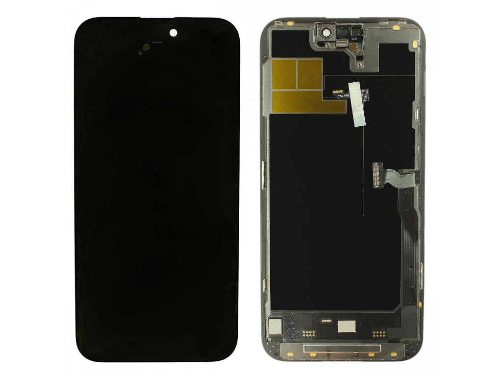 Дисплей для iPhone 14 Pro Max + тачскрин + рамка (черный), SOFT