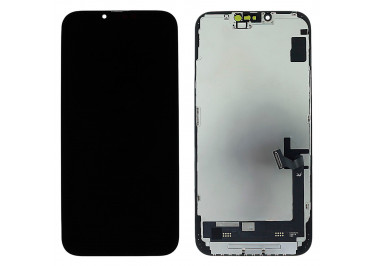 Дисплей для iPhone 14 Plus + тачскрин + рамка (черный), JK (шлейф IC)