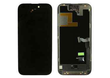 Дисплей для iPhone 14 Pro + тачскрин + рамка (черный), OLED ALG (шлейф IC)