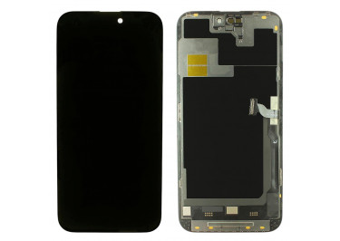 Дисплей для iPhone 14 Pro Max + тачскрин + рамка (черный), JK (шлейф IC)