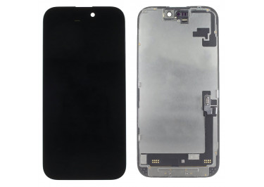 Дисплей для iPhone 16 + тачскрин + рамка (черный), ОРИГ100%