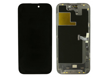 Дисплей для iPhone 14 Pro + тачскрин + рамка (черный), JK (шлейф IC)