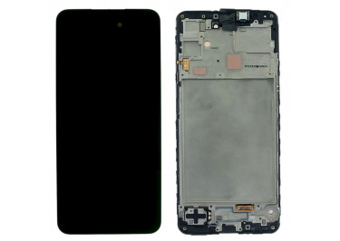 Дисплей для Samsung SM-A165 Galaxy A16 4G (2024) + тачскрин + рамка (черный), ОРИГ100%
