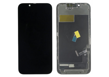 Дисплей для iPhone 13 mini + тачскрин + рамка (черный), JK (шлейф IC)
