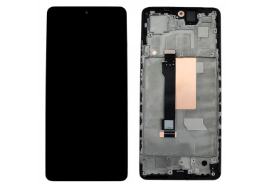 Дисплей для Xiaomi Redmi Note 12 Pro 5G + тачскрин + рамка (черный), Full ORIG