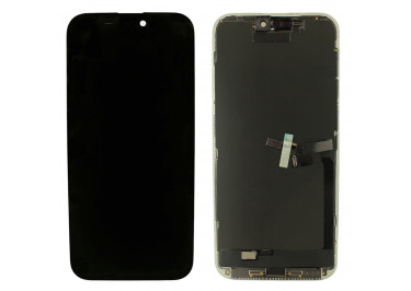 Дисплей для iPhone 16 Pro Max + тачскрин + рамка (черный), OLED ALG (шлейф IC)