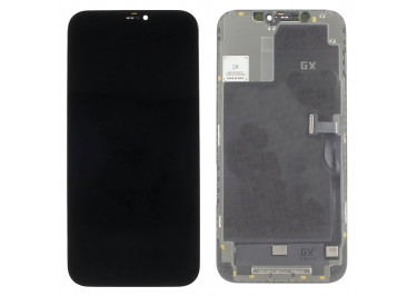 Дисплей для iPhone 12 Pro Max + тачскрин + рамка (черный), In-Cell GX (шлейф IC)