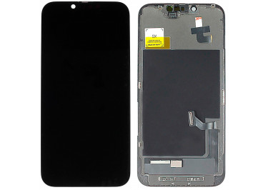 Дисплей для iPhone 14 + тачскрин + рамка (черный), In-Cell GX (шлейф IC)