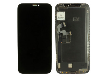 Дисплей для iPhone X + тачскрин + рамка (черный), In-Cell GX