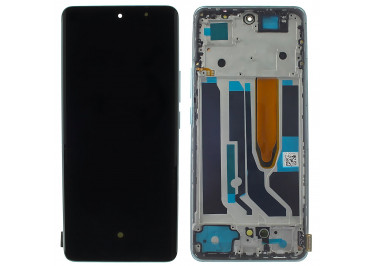 Дисплей для Realme 10 Pro Plus 5G (RMX3686) + тачскрин + рамка (синий), Full ORIG