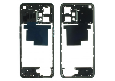 Средняя часть корпуса для Realme 9 4G (RMX3521) (черный)