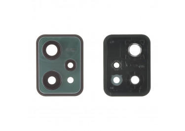 Стекло задней камеры для Realme 9 Pro (RMX3472) в рамке (зеленый)