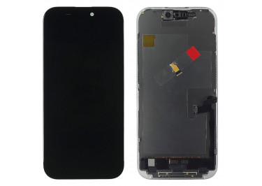 Дисплей для iPhone 16 Pro + тачскрин + рамка (черный), OLED DD (шлейф IC) 120Hz