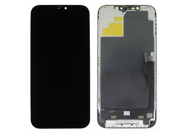 Дисплей для iPhone 12 Pro Max + тачскрин + рамка (черный), OLED JCID (Diagnosable Screen, без ошибки)
