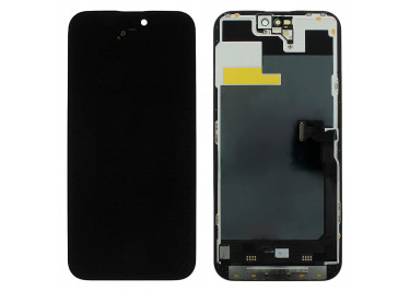 Дисплей для iPhone 14 Pro Max + тачскрин + рамка (черный), SOFT OLED JCID (Diagnosable Screen, без ошибки) 120Hz