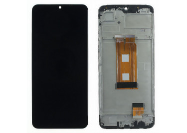 Дисплей для Realme C63 4G (RMX3939) + тачскрин + рамка (черный), Full ORIG