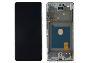 Дисплей для Samsung SM-G780 / G781 Galaxy S20 FE / S20 FE 5G + тачскрин + рамка (белый), OLED LCD